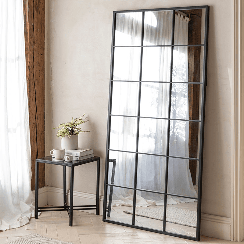 Fulbrook Leaning Mirror, Black