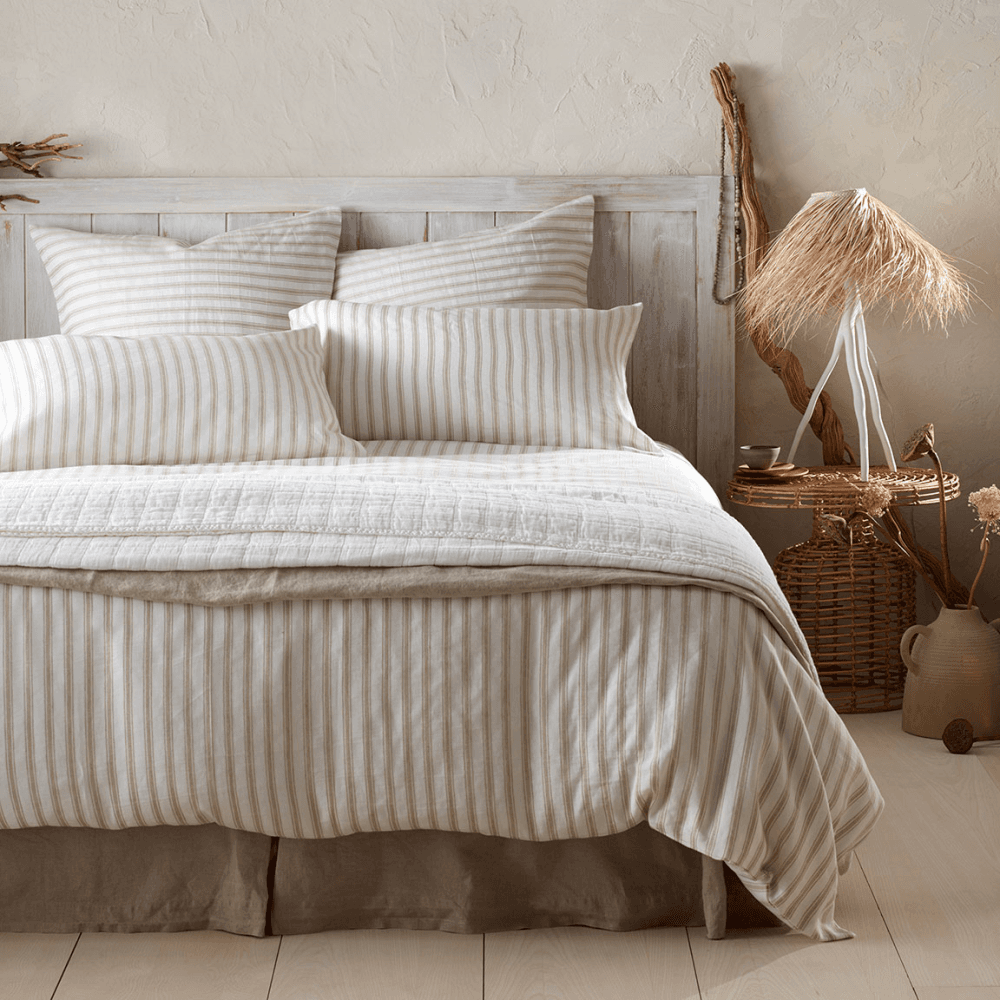 French Ticking Stripe Duvet Cover