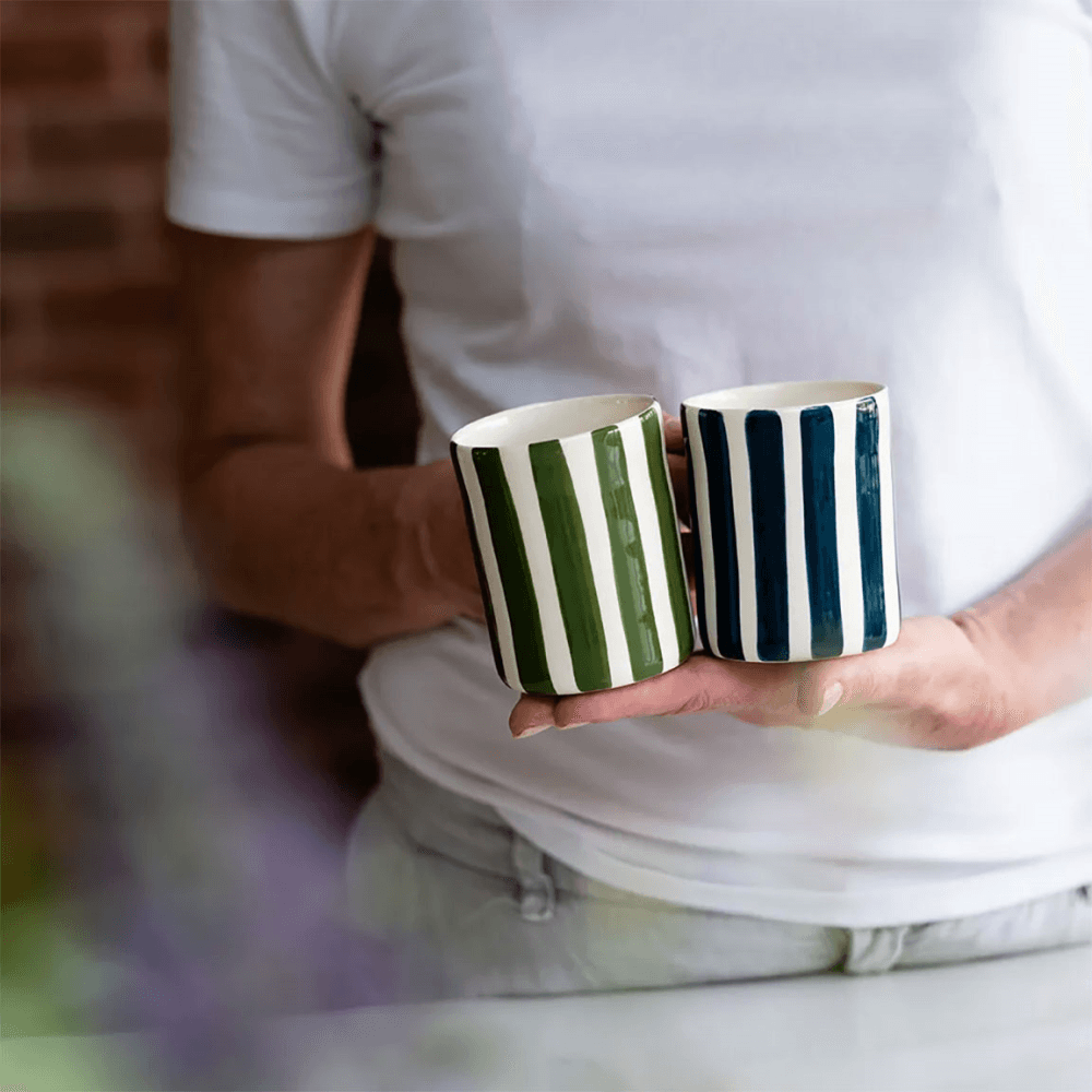 Demi Candy Stripe Mug