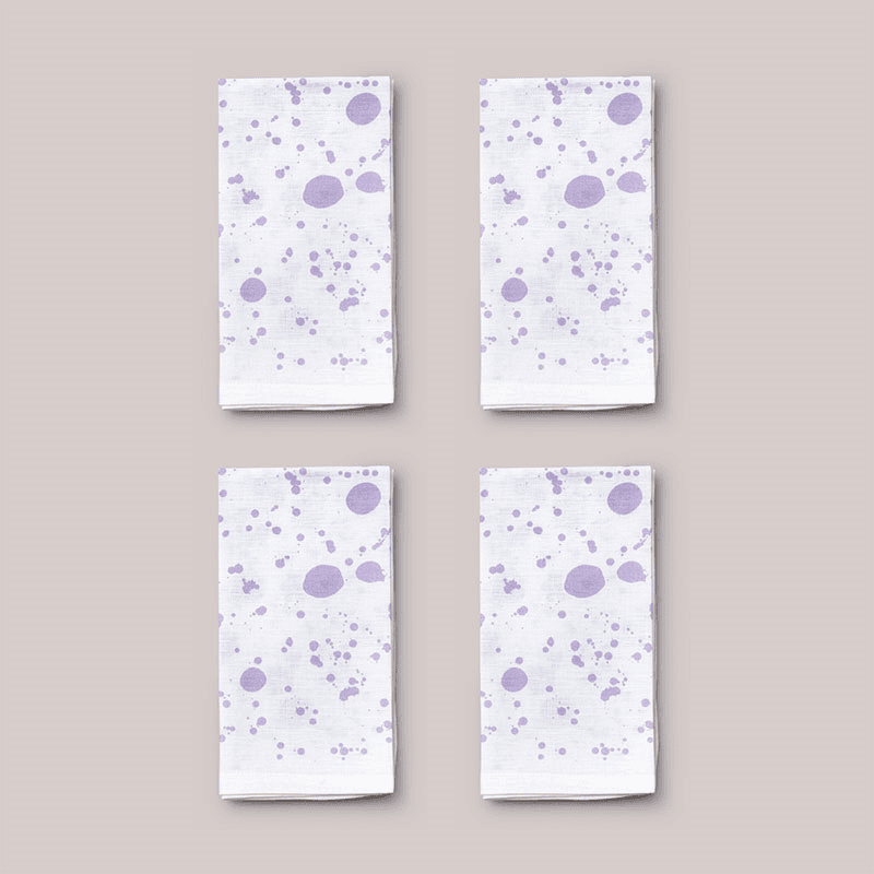 Splatter Set of 4 Napkins
