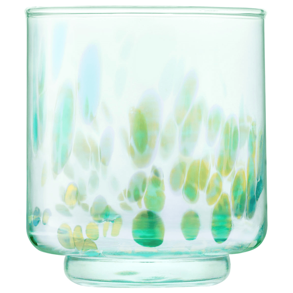 Sea Glass Set of 2 Tumblers, Ocean Green