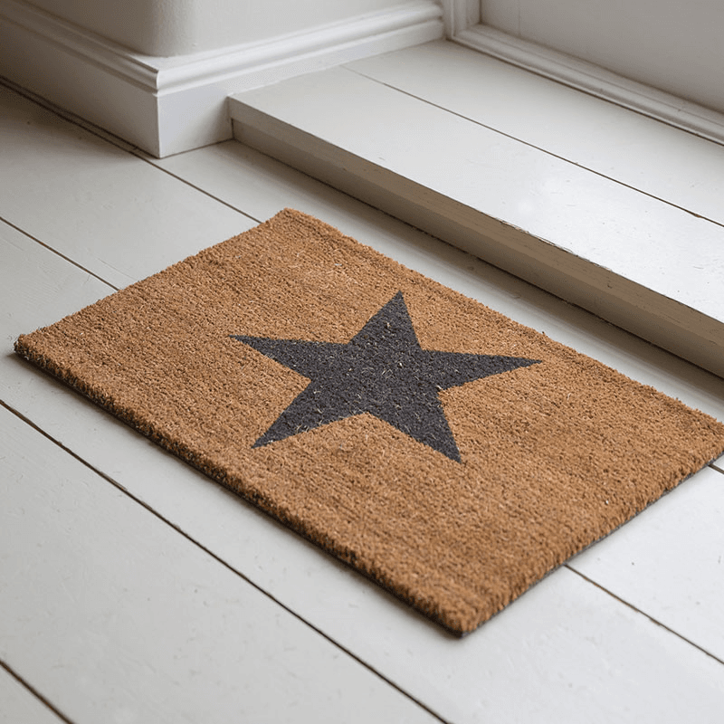 Star Doormat, Natural
