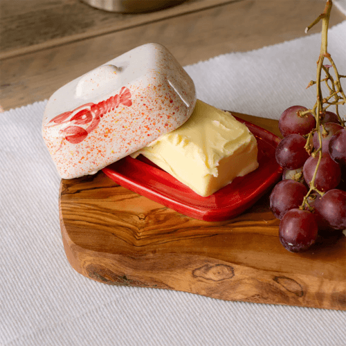 Image showing the Lobster Butter Dish, Red product.