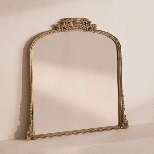 Image showing the Arielle Wall Mirror, Gold product.