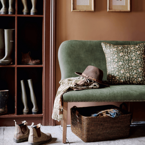 Image showing the Stafford Bench, Green / Areca product.