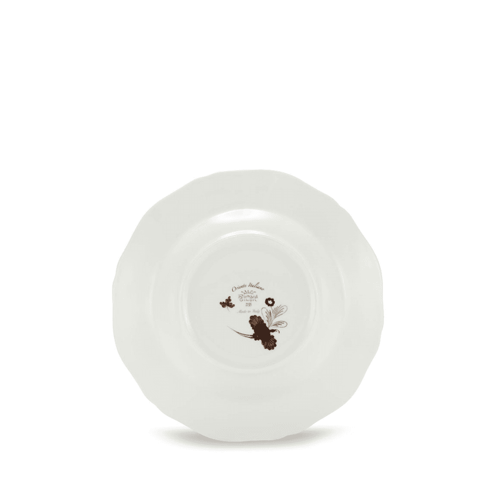 Oriente Italiano Soup Plate, Castagna