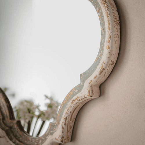 Image showing the Portree Ornate Mirror, Beige product.