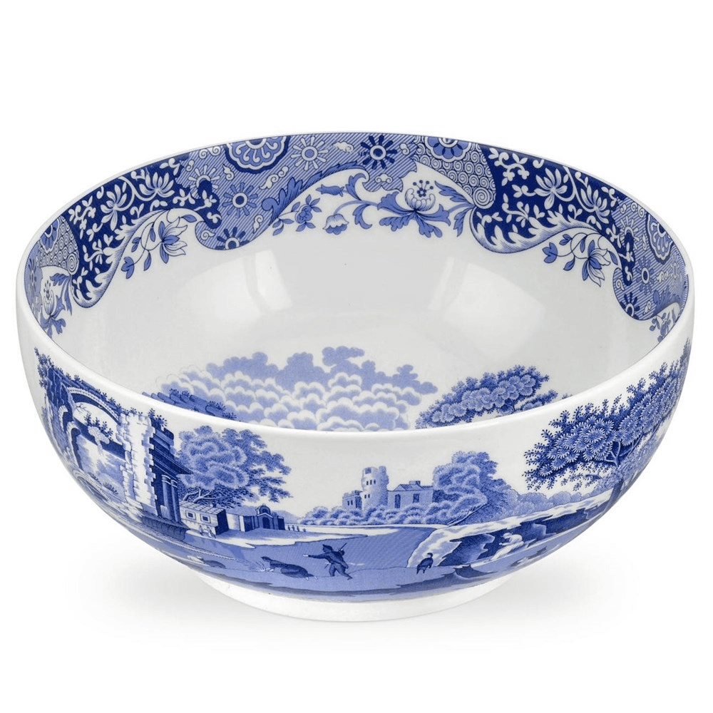 Blue Italian Round Bowl