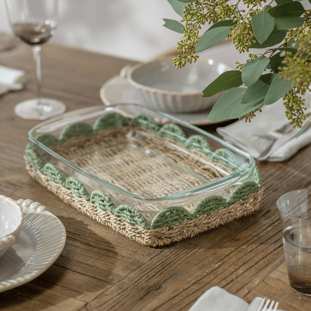 Mayfield Square Oven to Table Dish, Green