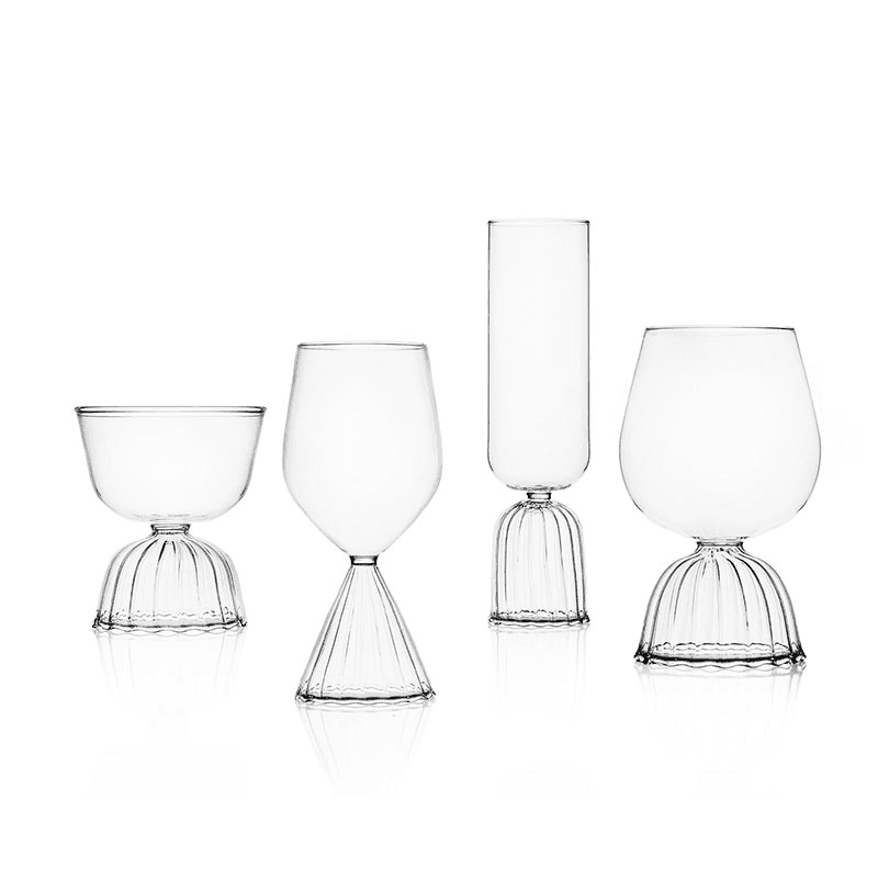 Tutu White Wine Glass, Clear