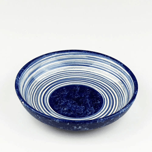 Image showing the Ripple Serving Bowl, Blue product.