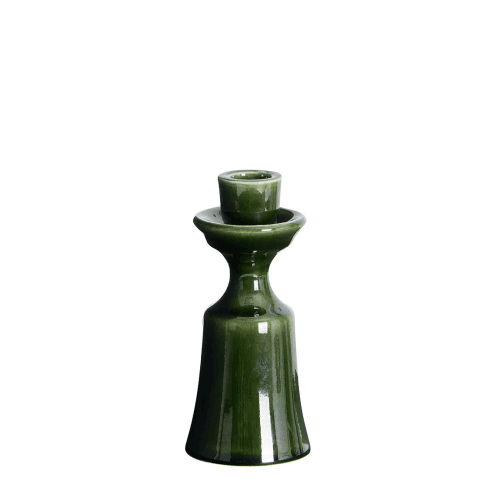 Image showing the Alma Candlestick, Short, Green product.