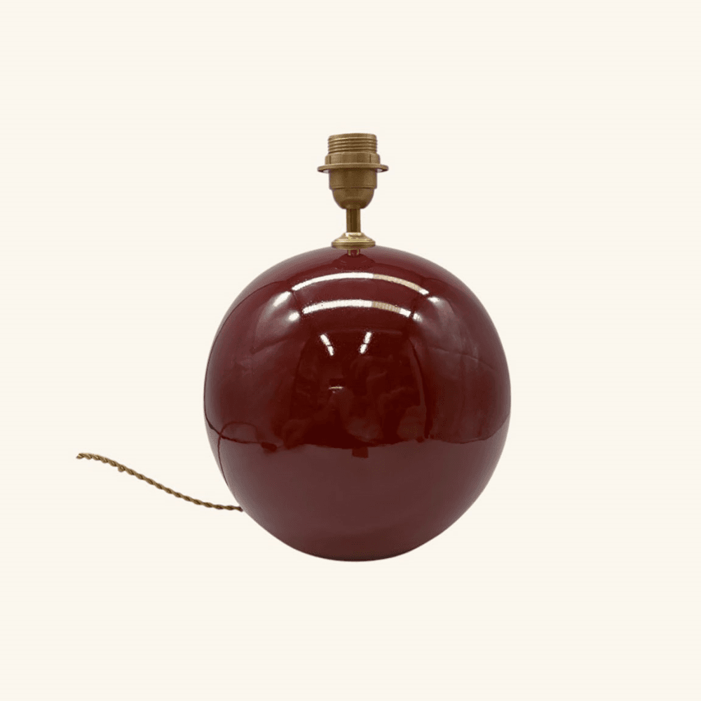 Ceramic Sphere Lamp Base