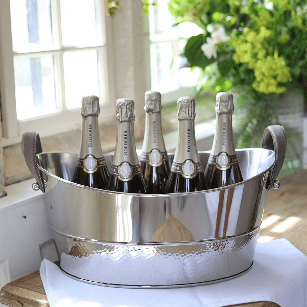Polished Champagne Bath, Stainless Steel