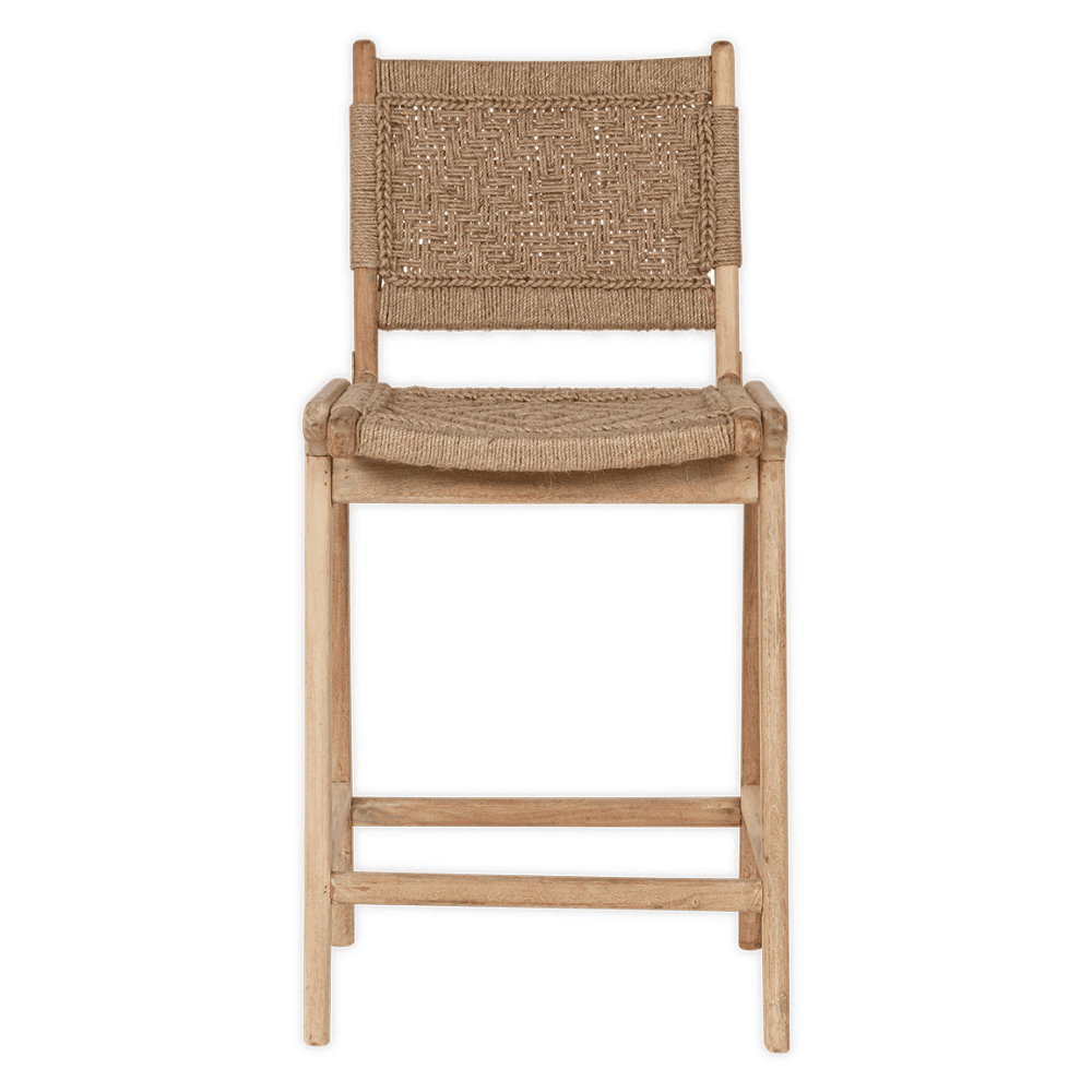 Vinay Counter Chair, Natural