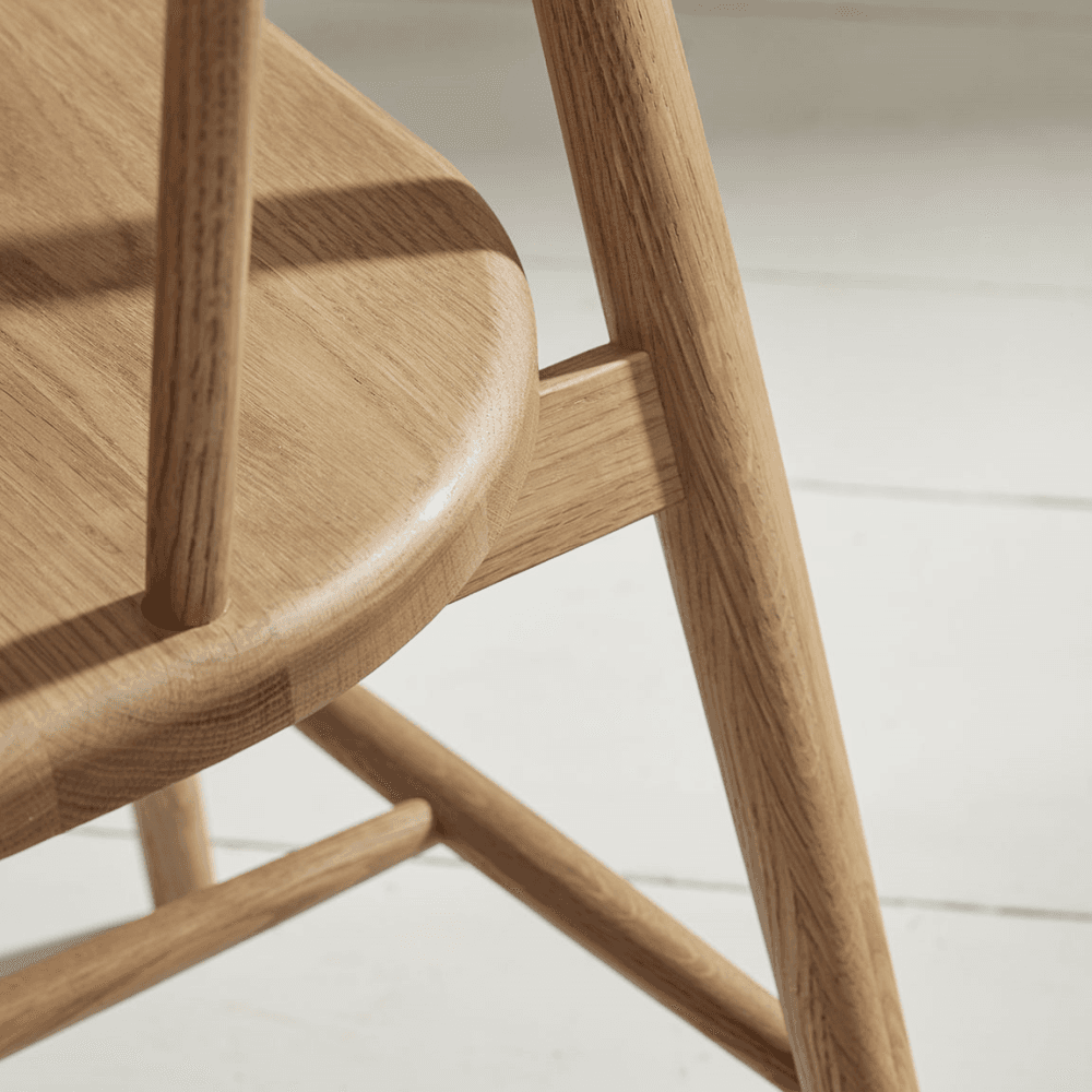 Weathered Oak Dining Chair, Natural