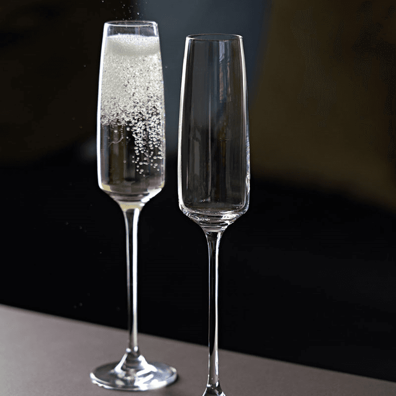 Mr & Mrs Elevate Set of Two Flutes, Clear