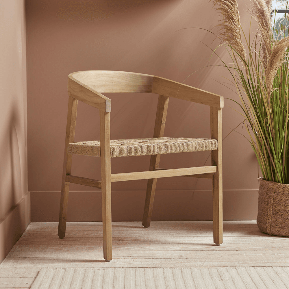 Teak Dining Chair, Natural