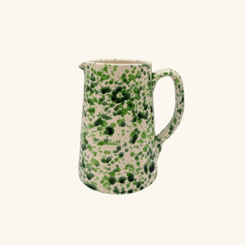 Image showing the Italian Splatterware Jug, H18cm, Pea product.