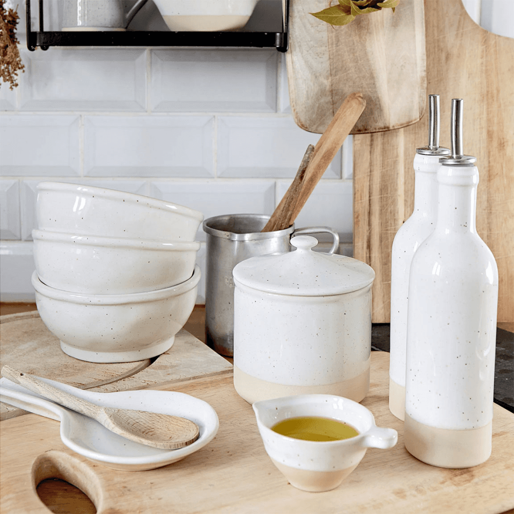 Fattoria Spoon rest, White