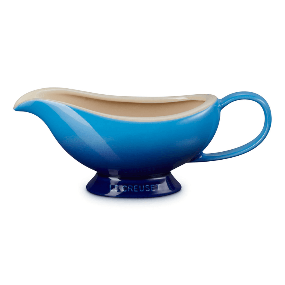 Stoneware Gravy Boat, Azure