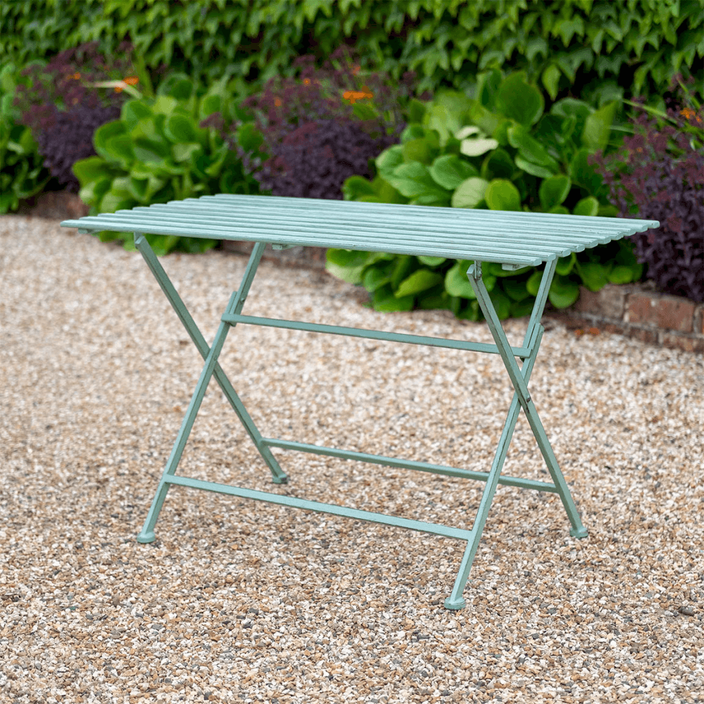 Battersea Slatted 3 Piece Dining Set, Sage
