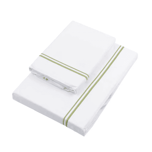 Image showing the Evora Double Corded Pair of Pillowcases product.
