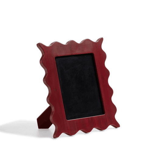 Image showing the Talasa Photo Frame, 5 x 7", Brushed Red product.