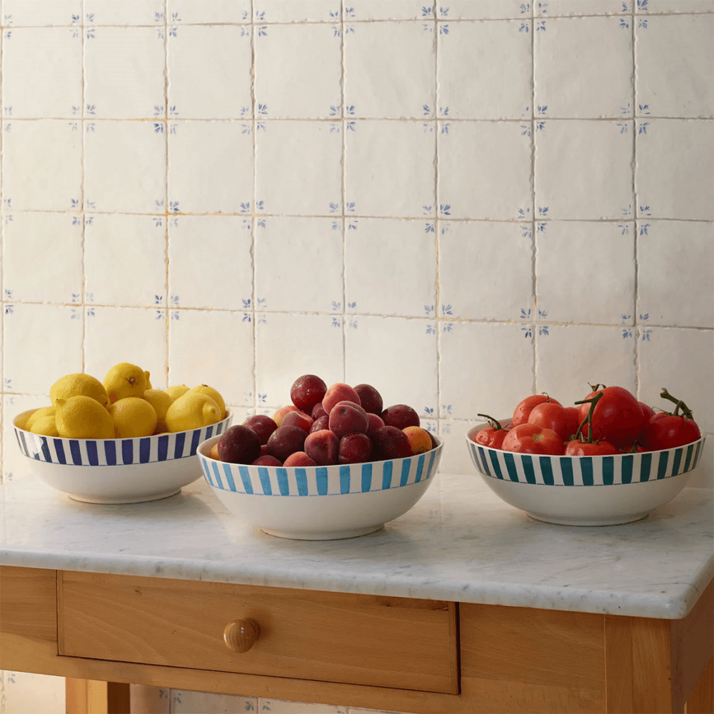 Stripes Salad Bowl