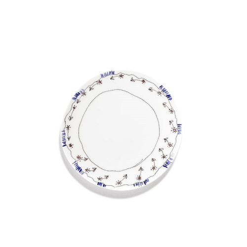 Image showing the Midnight Flowers by Marni Set of 2 Plates, Anemone Milk product.