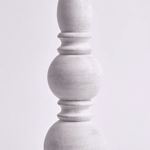 Image showing the Otto Table Lamp Base, Smaller, White product.