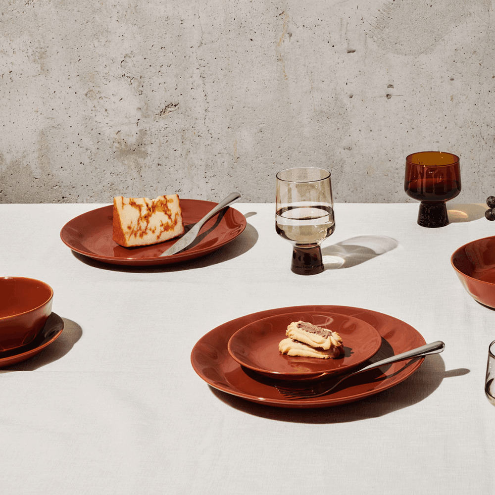 Solare Side Plate, Terracotta