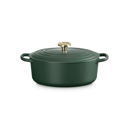 Image showing the Signature Cast Iron Oval Casserole, 29cm, Forêt product.