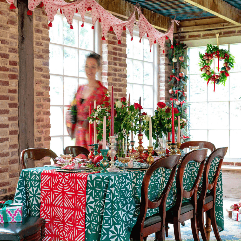 Malaika Applique Tablecloth