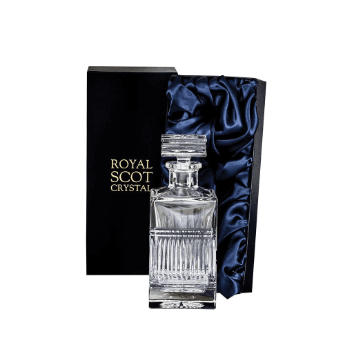 Image showing the Art Deco Square Spirit Decanter, Clear product.
