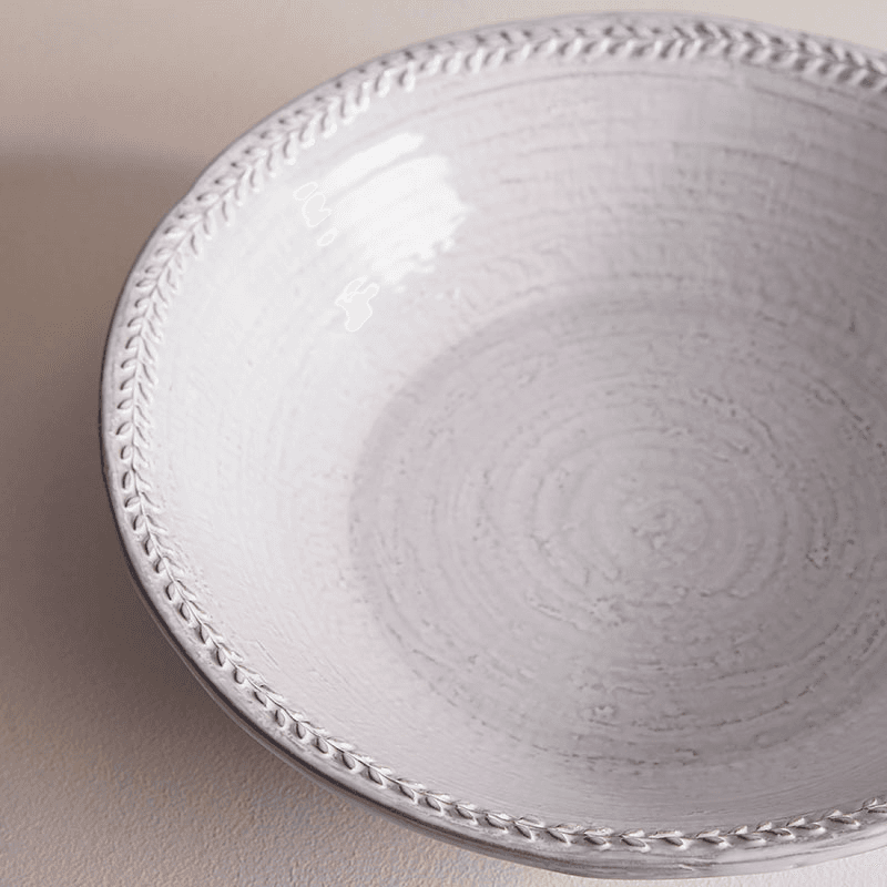 Hillcrest Serving Bowl, White