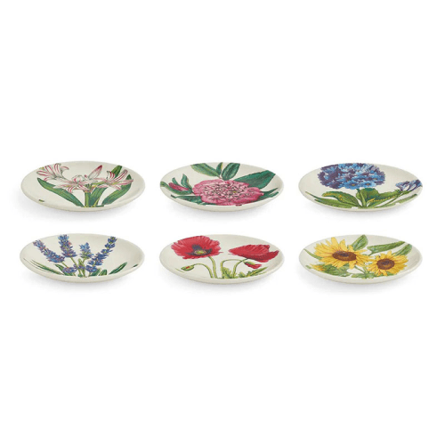 Image showing the Botanic Garden Bloom Set of 6 Side Plates, Multi product.