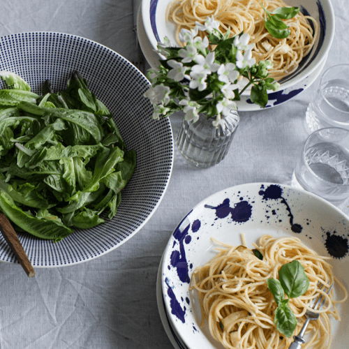 Image showing the Pacific - Splash Pasta Bowl, Blue product.