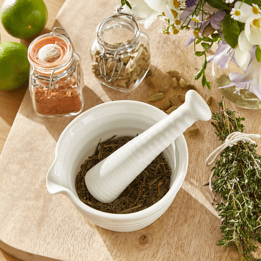 Pestle & Mortar, White