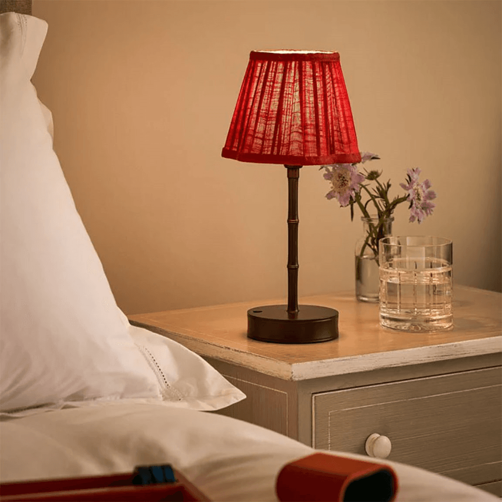 Rechargeable Bamboo Wireless LED Lamp