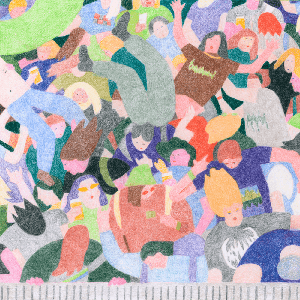 Mosh Pit Print