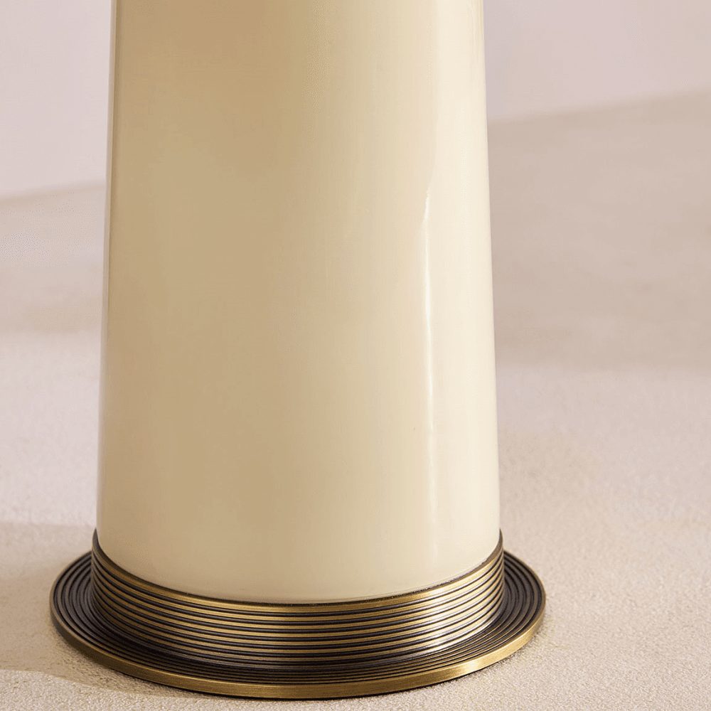 Janie Table Lamp, Cream