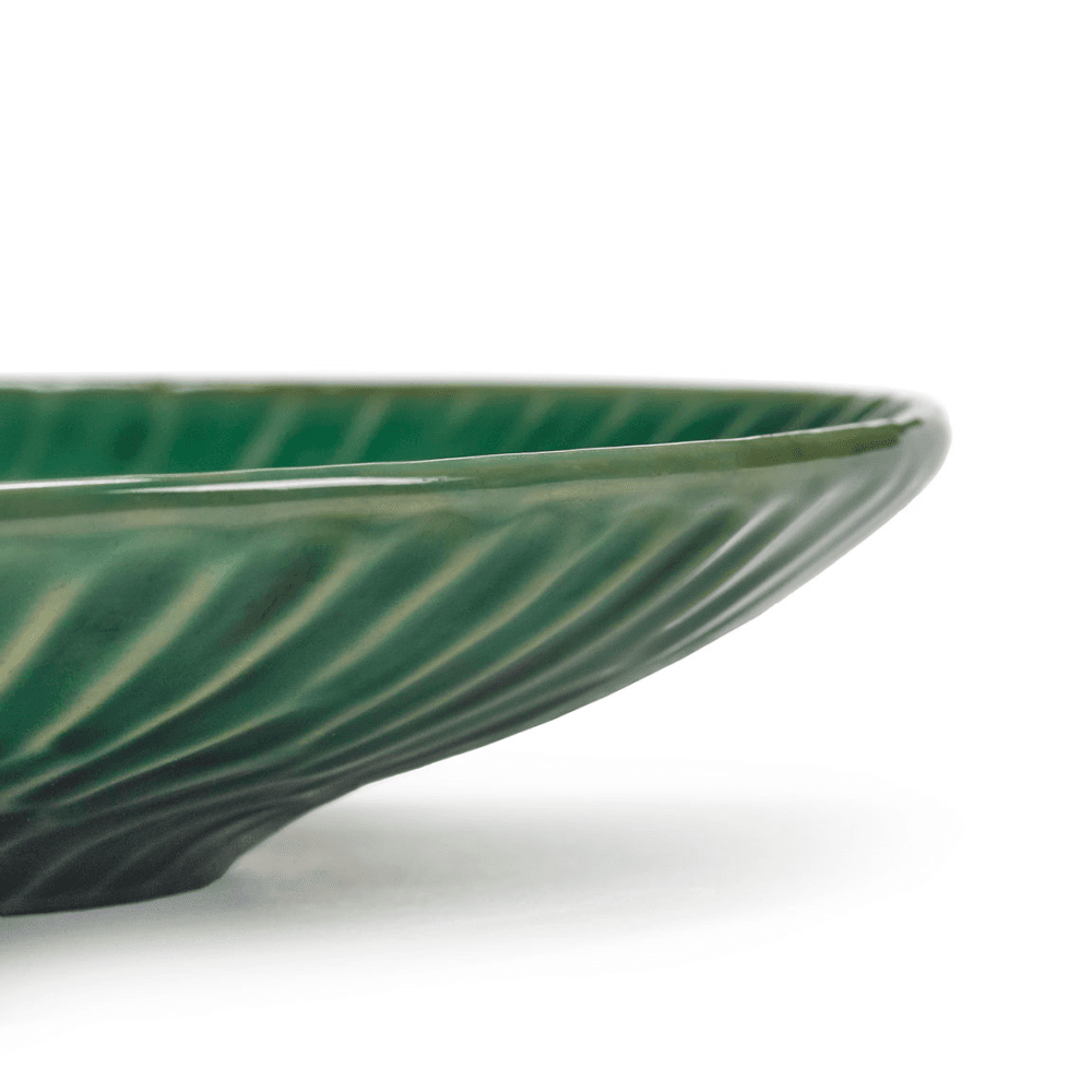 Verde Lanza by Pascale Naessen Set of 2 Starter Plates, Green
