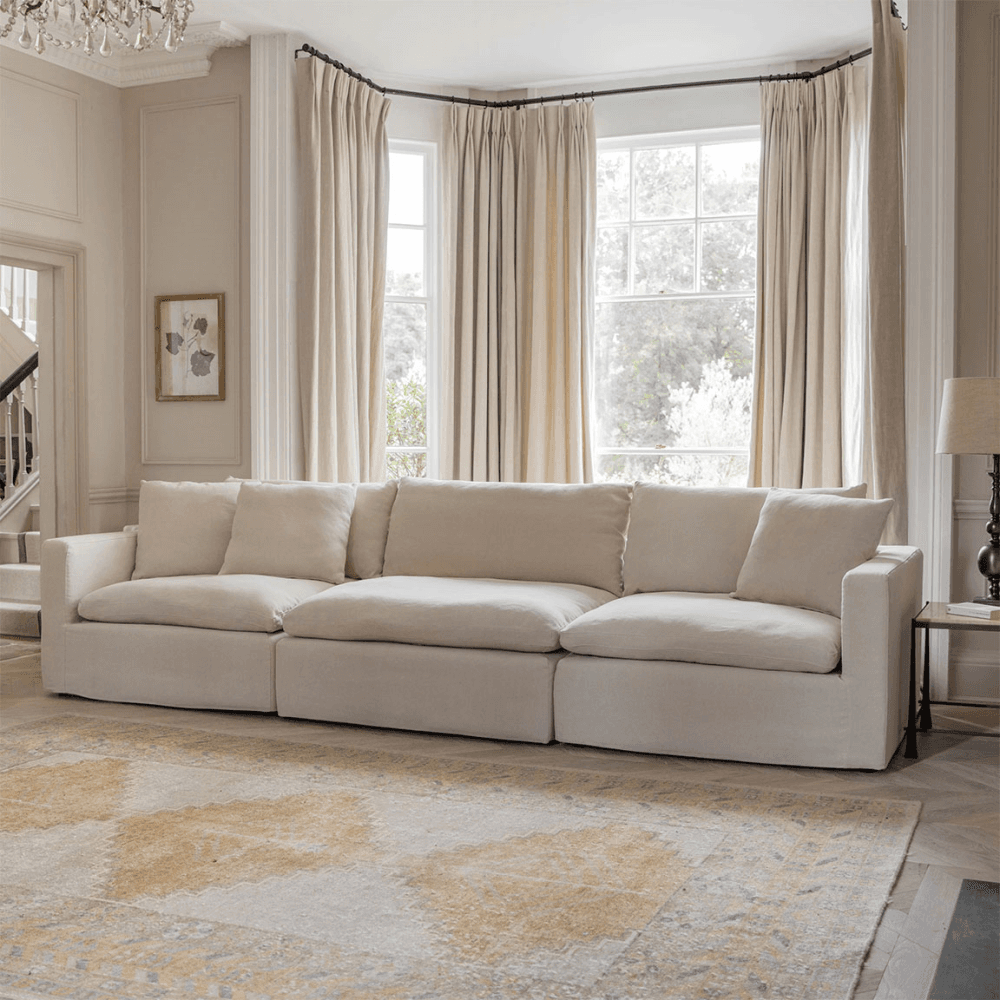 Aldbury Tailored Sofa, Oatmeal