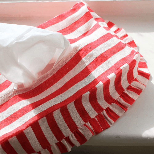 Image showing the Stripe Rectangle Tissue Box Cover product.