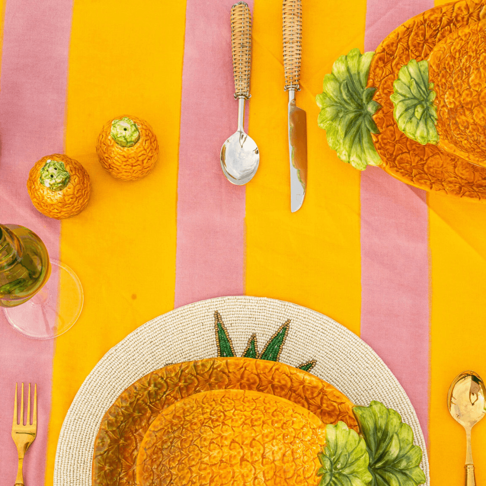 Pineapple Salt & Pepper Shaker, Orange