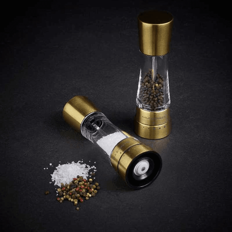 Derwent Salt & Pepper Mill Set, Gold