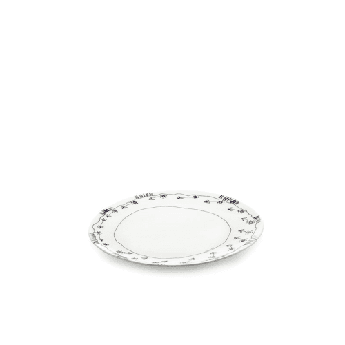 Image showing the Midnight Flowers by Marni Set of 2 Plates, Anemone Milk product.