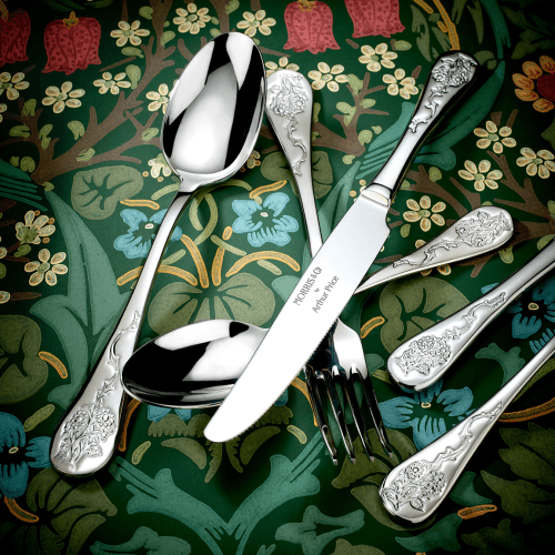 Image showing the Morris & Co 44 Piece Cutlery Set, Stainless Steel product.