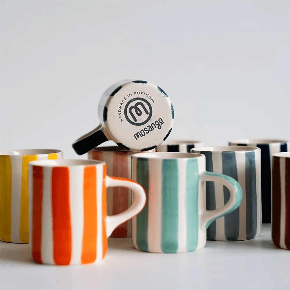 Candy Stripe Espresso Cup